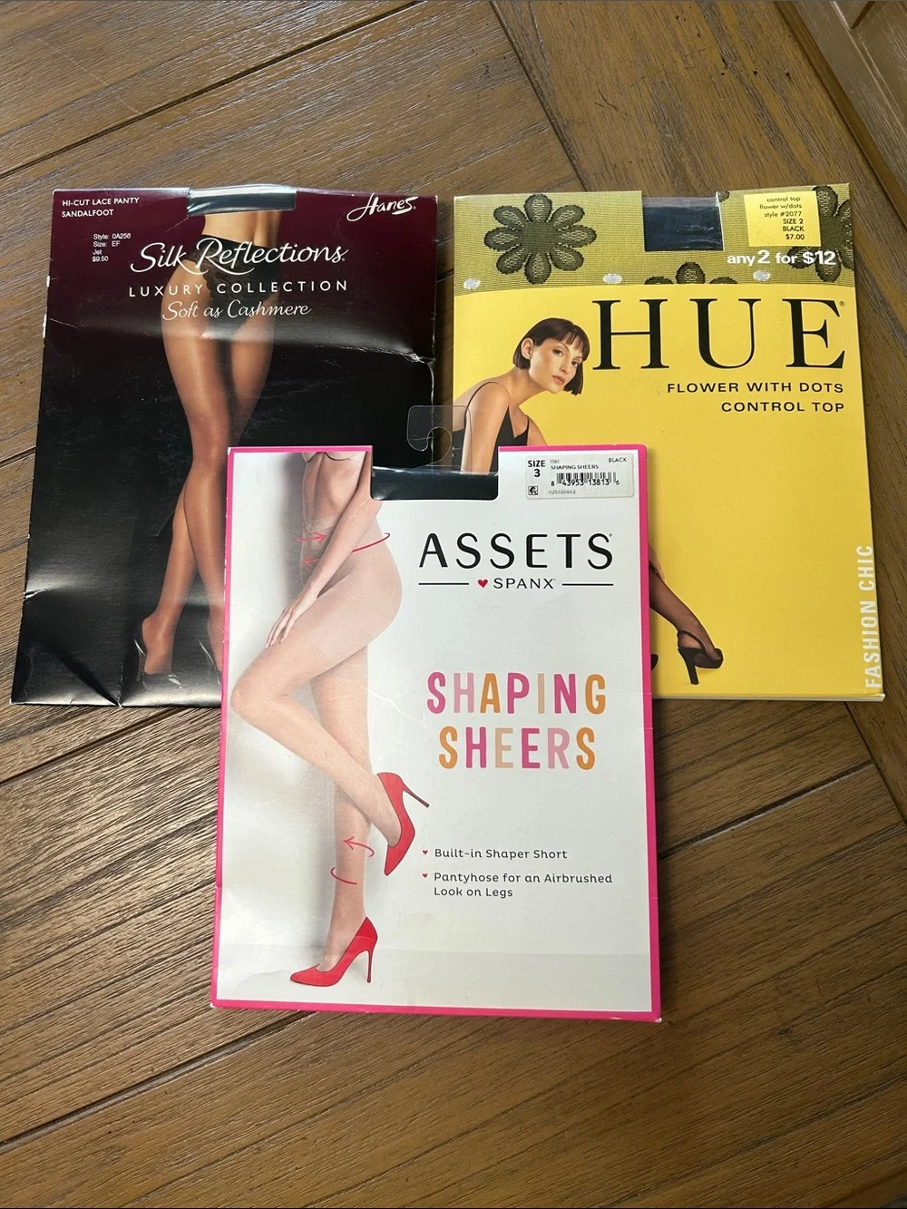 3 pack of sheer black pantyhose